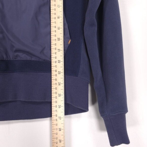 NIKE Polar Fleece Tracksuit Jacket BV3592-410 Blue Orange Zipper‎ Contrast SMALL - Picture 6 of 11